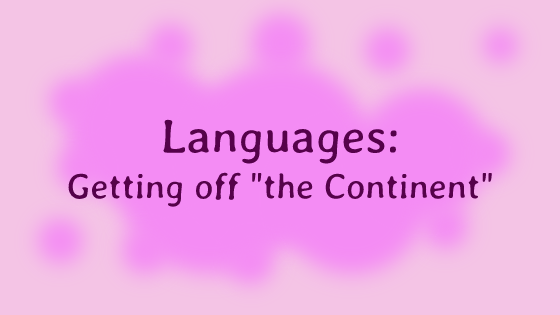 Getting off the continent